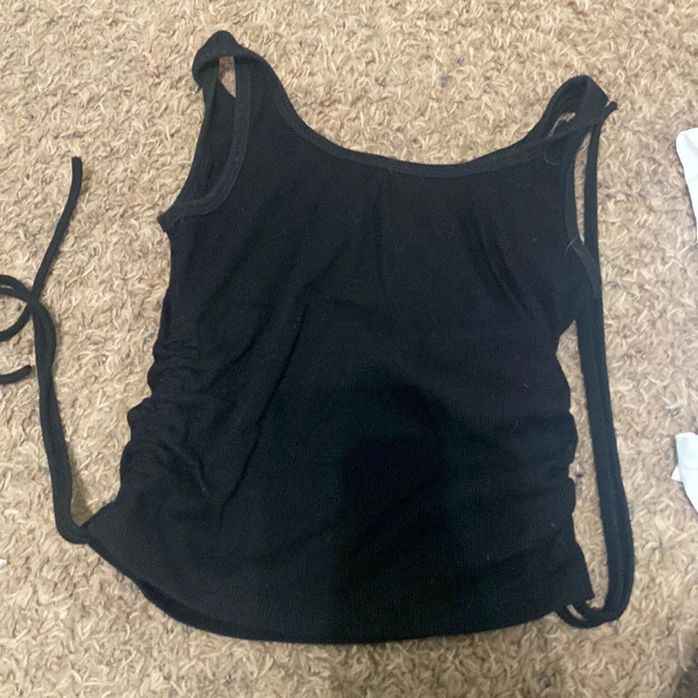 Tie string tank top